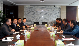 四川冶金設(shè)計研究院費(fèi)西院長一行到德勝考察交流