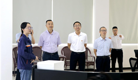 四川省總工會(huì)二級巡視員陳黎一行到德勝釩鈦調(diào)研座談