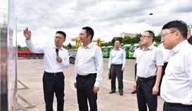 楚雄州州長張文旺蒞臨公司調(diào)研交能融合 （新能源重卡應用）工作